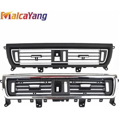 2 Styles Front Row Wind Left Right Air Conditioning Vent Grill Outlet Panel With Chrome Plate For BMW 5 Series F10 F18