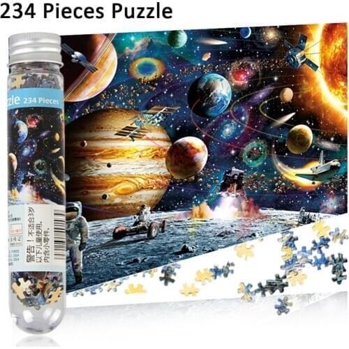 234 Piece Mini Test Tube Jigsaw Puzzles for Children Adults Learning Education Brain Teaser Assemble Toy Games