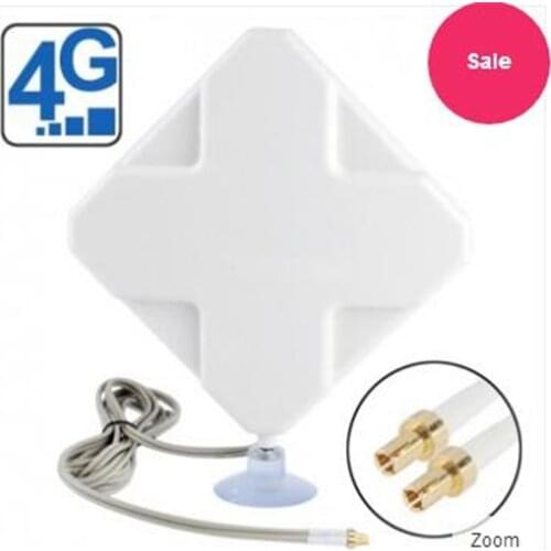 35dBi 4G LTE Double interface TS9 Antenna Signal Booster Amplifier for 4G modem