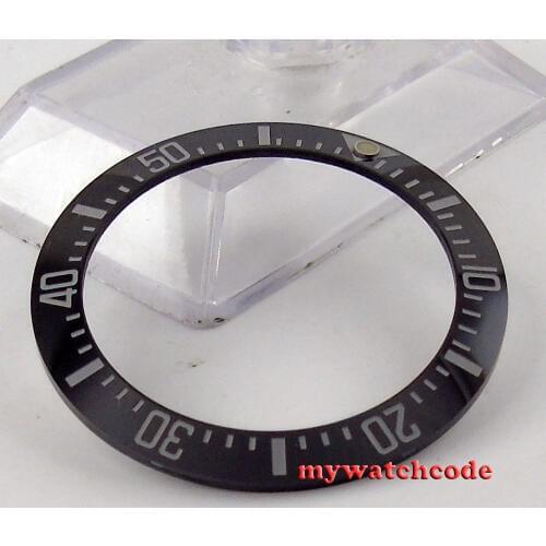 40.7mm black ceramic bezel insert made by parnis factory B19
