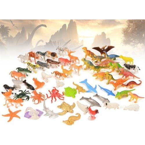 90pcs Dinosaur Toy Figure Activity Play Mat & Trees Realistic Dinosaur Playset XXFE