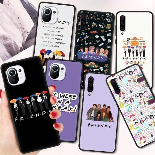 Friends Fundas Shockproof Case For Xiaomi Poco X3 NFC M3 Pro Bag TPU Soft Cover For Redmi 9T 11 Note 10 10T Lite 5G Shell Coque