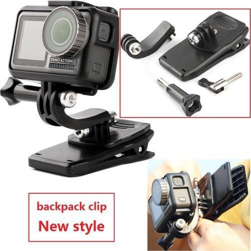 Clownfish Quick Attach Backpack Bag Clip Buckle for Xiaomi Yi 4K Mijia Gopro Hero 98765 Session SJ4000 sj8/9 pro EKEN H9R Camera