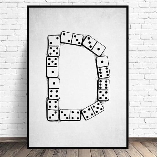 Domino Drops Abstract Canvas Painting Wall Art Pictures Prints Home Decor Wall Poster Decoration For Living Room