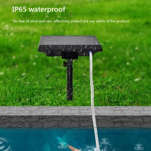 Energy-Saving Solar Air Ground Pump Oxygenator Fish Tank Pond Aquarium Oxygen Hoses Aerator Outdoor Fishing Rotary Garden Tool