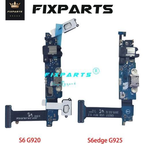 S5 For Samsung Galaxy S6 Edge G925F USB Charging Port Flex Cable Dock Connector For Samsung S6 Plus G928 G920F Charger Board