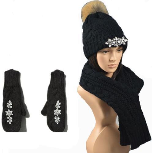 Miaolingfangxin Women's Hats With Pompoms