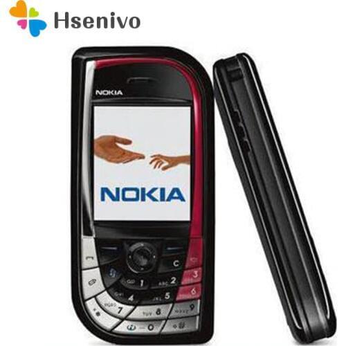 Hot!!! 7610 Original Unlocked Refurbished Nokia 7610 Mobile Phone GSM Tri-Band Camera Bluetooth Smartphone Free shipping