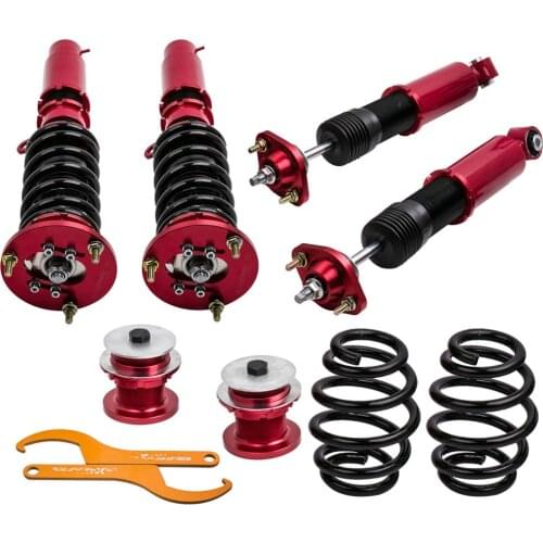 Coilovers Suspension Shock Spring for BMW E46 3 Series 320i 323i 325i 328i 330i Top Mounts