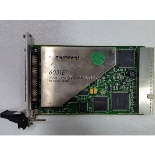 PXI-6031E 6031E 100kS/s Multifunction I/O , 64 Inputs ,16 Bits card used in good condition