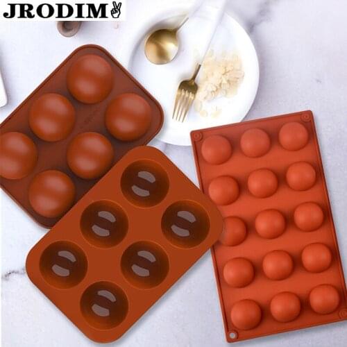 Silicone Cake mold 3D Ball Round Half Sphere Cake Moulds Baking Cake Tools DIY Mousse Chocolate Molds Kitchen Tools Accessories