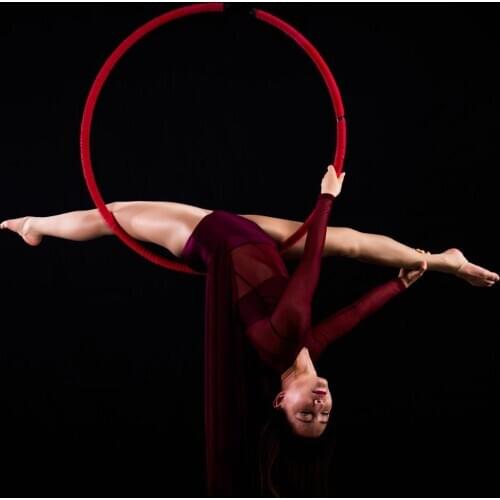 Aerial hoop yoga exercises aerial hoops Aerial Lyra include accessories inversion yoga swing harness for indoor fitness