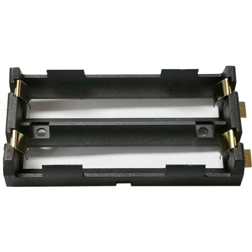 1Pcs/lot High Quality SMT SMD 2 X 18650 Battery Storage Boxs Case With Bronze Pins