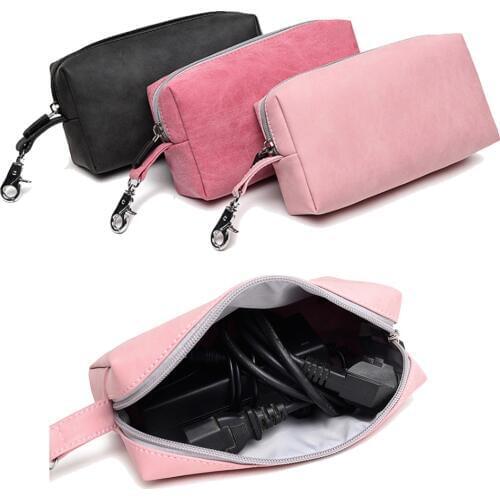 1pcs PU Laptop notebook portable carrying Mouse Adapter pad bags sleeve case wallet purse notecase