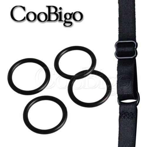 100pcs 13mm Plastic O Rings Bra Strap Buckles For Underwear Lingerie Sewing Clothing Garment Supplies DIY Craft Accessories