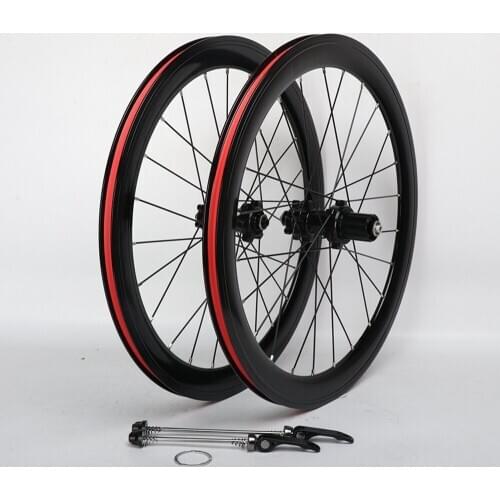 20" Folding Bike Wheelset 100-135mm Minivelo bike Disc Brake Wheelset 8-11speed