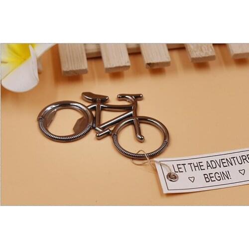 200pcs Metal Beer Bottle Opener Cute Bike Bicycle Keychain Key Rings Biker Bottle Openers Creative Gift For Cycling