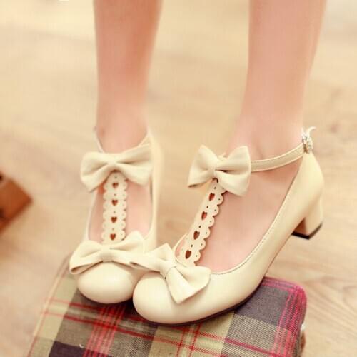 2019 Japanese Student Shoes College Girl Lolita Student Shoes Cospaly Shoes JK Commuter Uniform PU Leather loafer Shoes Z6-27