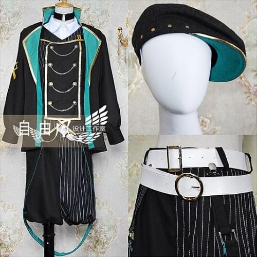 Anime VTuber Hololive Kanae Handsome Uniform Party Outfit Full Set Any Size Cosplay Costume Men Halloween Free Shipping 2020New