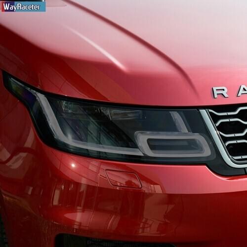 Car Headlight Protective Film Front Smoked Black TPU Sticker For Land Rover Defender Discovery Range Rover Sport Evoque Velar