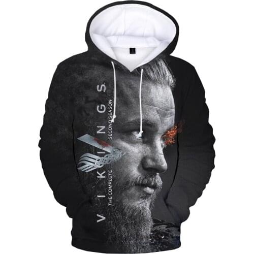 Kids Hoodie 2021 TV Series Vikings 3D Hoodie Men Women Harajuku Streetwear Oversized Hoodies Unisex Fashion Casual Kids Clothes