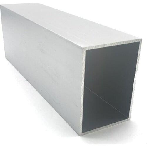 70mm*50mm*2mm square tube aluminum alloy hollow pipe rectangle straight duct vessel 100/200/300/400/500/550mm length