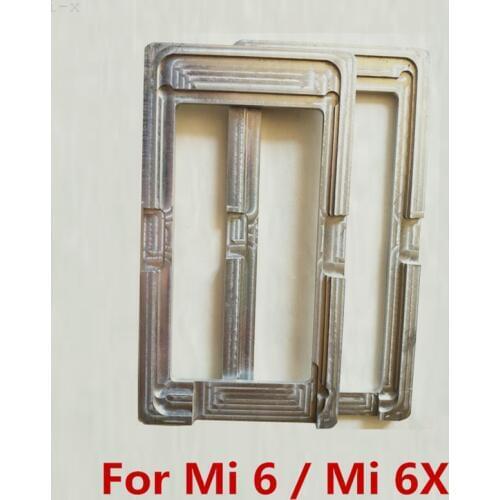 Mold Holder LCD Outer Glass Lens Display Screen Glue Aluminum Metal Mould For Xiaomi mi 6 6X A2