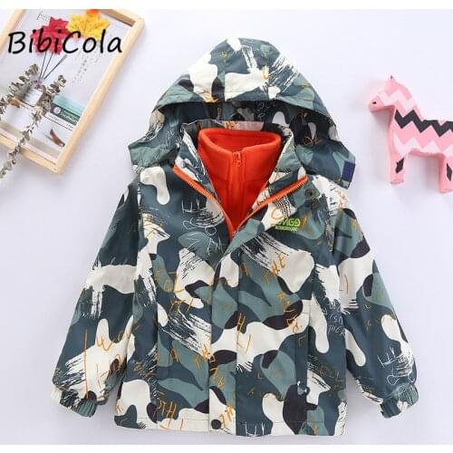 New childrens clothing, boys' autumn clothing, thick coats, windproof, autumn and winter baby clothing, assault suits