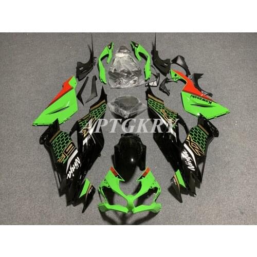 New ABS Plastic Shell Motorcycle Fairing kit Fit For Kawasaki Ninja ZX6R 636 ZX-6R 2019 Bodywork Set Custom Green Black