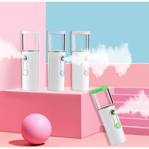 30ML Portable Facial Mist Sprayer Handy Nano USB Chargeable Face Steamer Hydration Atomization Sprayer Humidifier Skin Care Tool
