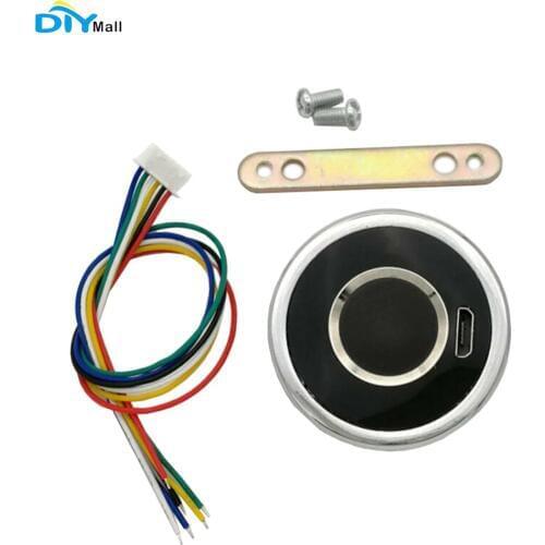 R501 Circular Capacitive Fingerprint Reader Sensor Scanner Module Lock capacity 200 RS232