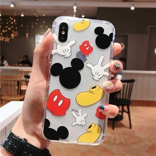 Disney original for iPhone 6/7/8/ Plus X/XS/XR/XS Max 11/11Pro /11Pro Max 12/12Pro /12promax/12min Silicone Phone Case Cover