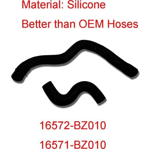 16572-BZ010 16571-BZ010 For Daihatsu Xenia 1.0L Silicone Radiator Coolant Hose 16572BZ010 16571BZ010