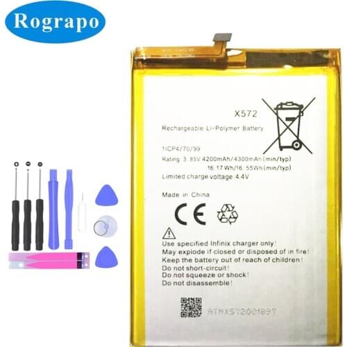 3.85V 4200mAh Replacement Mobile Phone Battery For Infinix Note 4 x572 CellPhone Batteries