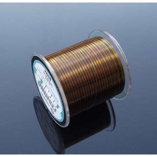 500m Modern Nylon Fishing Line 1#--10# Main Line Monofilament Floating Colorful Line Fishing Tackles