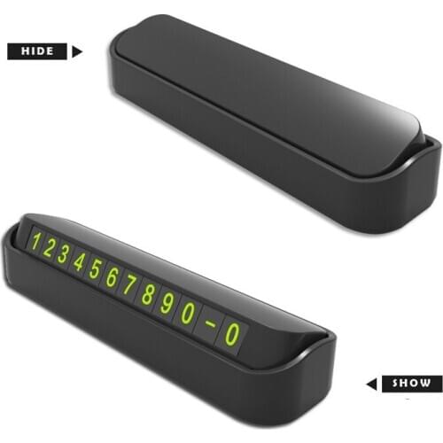 Car Styling Temporary Parking Card Phone Number Night Luminous FOR Ford Focus Fusion Escort Kuga Ecosport Fiesta Falcon EDGE