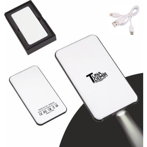 Personalized PB-160 White 5000 mAh Lithium Battery Fast Charger Powerbank