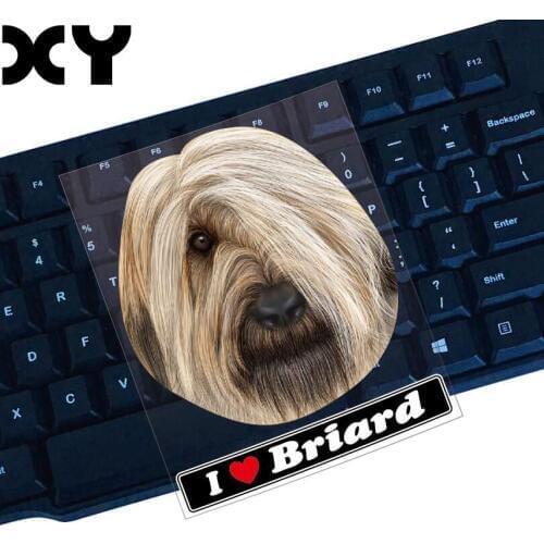 Briard Waterproof Car Stickers And Vinyl Decals Laptop Sticker Decal Motorcycle Skateboard Funny Vinyl Stickers