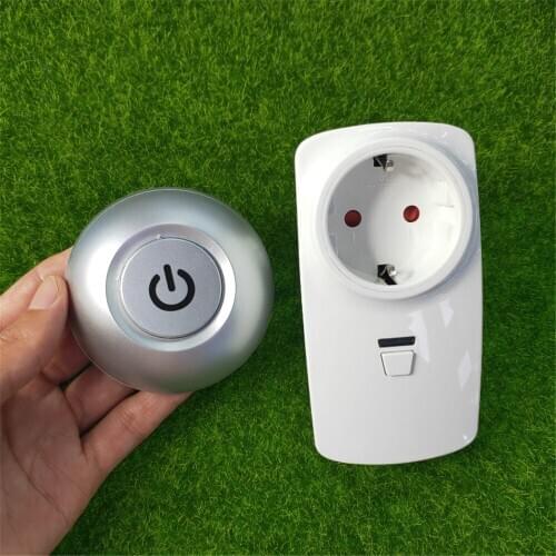 Gold/silver remote control, European standard/American standard AK-DL220 self-powered intelligent remote control socket