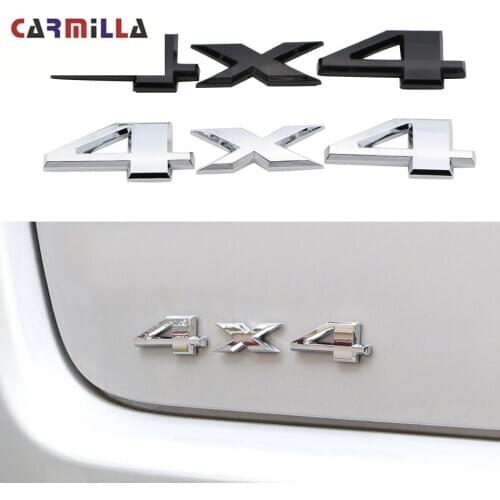 1Set 3D Chrome Car Stickers 4x4 Limited Tail Emblem Badge Decals Car Body Sticker For Jeep Compass 2th 2017 - 2020