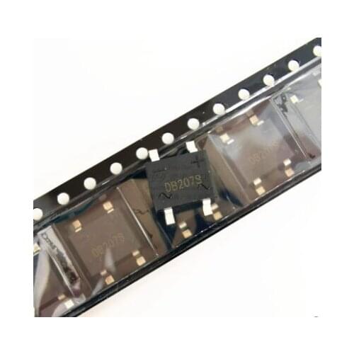 100% New&original 20PCS/LOT DB207 SMD B207 DB207S SMD Bridge Rectifiers 1000V 2A