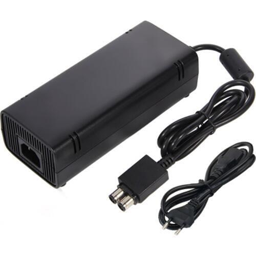100pcs a lot Wholesale AC Adapter Power Supply for Xbox 360 Slim (EU Plug)