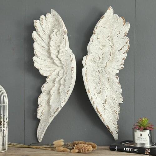 American Retro Wall Hangings Angel Wings Decorations Cafes Homestays Old Crafts Living Room