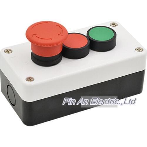 Emergency stop button control box start stop button waterproof switch box elevator start star button