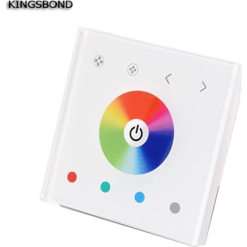 DC12V RGBW LED Touch Panel Controller Touch Dimmer Switch For ledRGBW Flexible Strip Lights