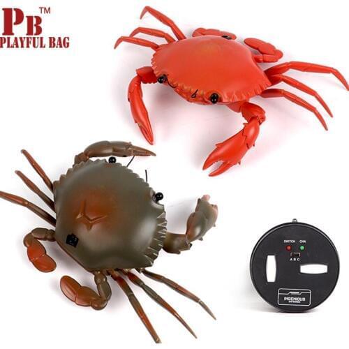 Childrens toy remote control animal toy creative crab girl yizhi electric crab simulation model animal toys
