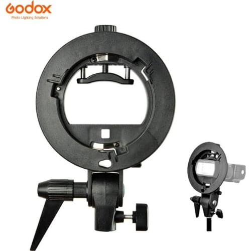 Godox S-Type Durable plastics Bracket Bowens Mount Holder for Speedlite Flash Snoot Softbox Photo Studio Accessories
