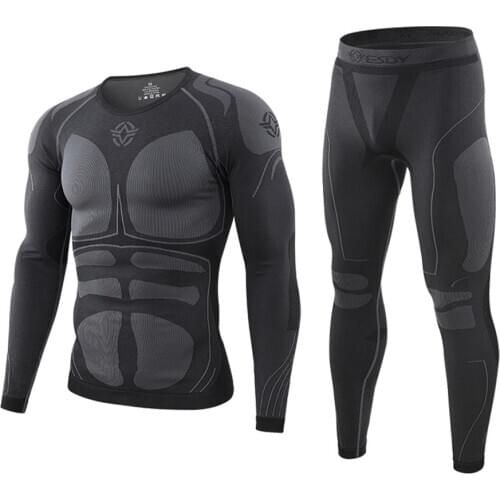 Men Accelerate Dry Men Cycling Thermal Underwear Men Quick Dry Cycling Base Layers For Ski/Riding/Climbing/Hiking