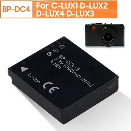 New Genuine Replacement Battery BP-DC4 For Leica C-LUX1 D-LUX2 D-LUX4 D-LUX3 Authentic Rechargable Battery 1090mAh