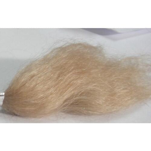 NPK new golden and brown 100% pure natural fashion Mohair doll hair 15-30cm Goat Wigs Accessories for silicone reborn baby doll